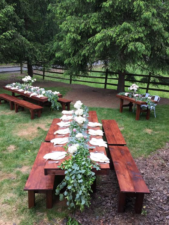 2017 Freedom Farm Table and Matching Bench for rent